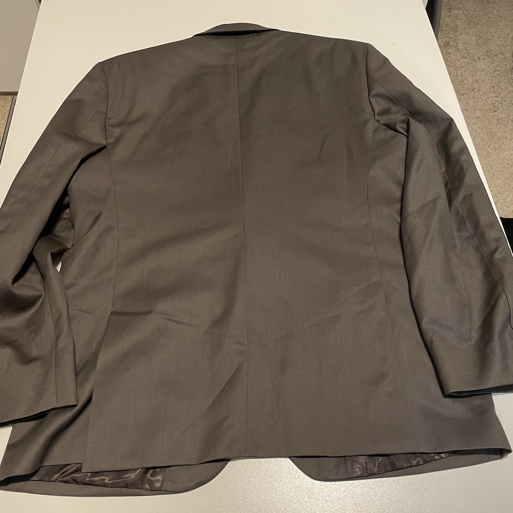 Banana Republic Blazer Men 42S Brown Heather 100% Wool Exterior Suit Jacket 2012 - Picture 2 of 12